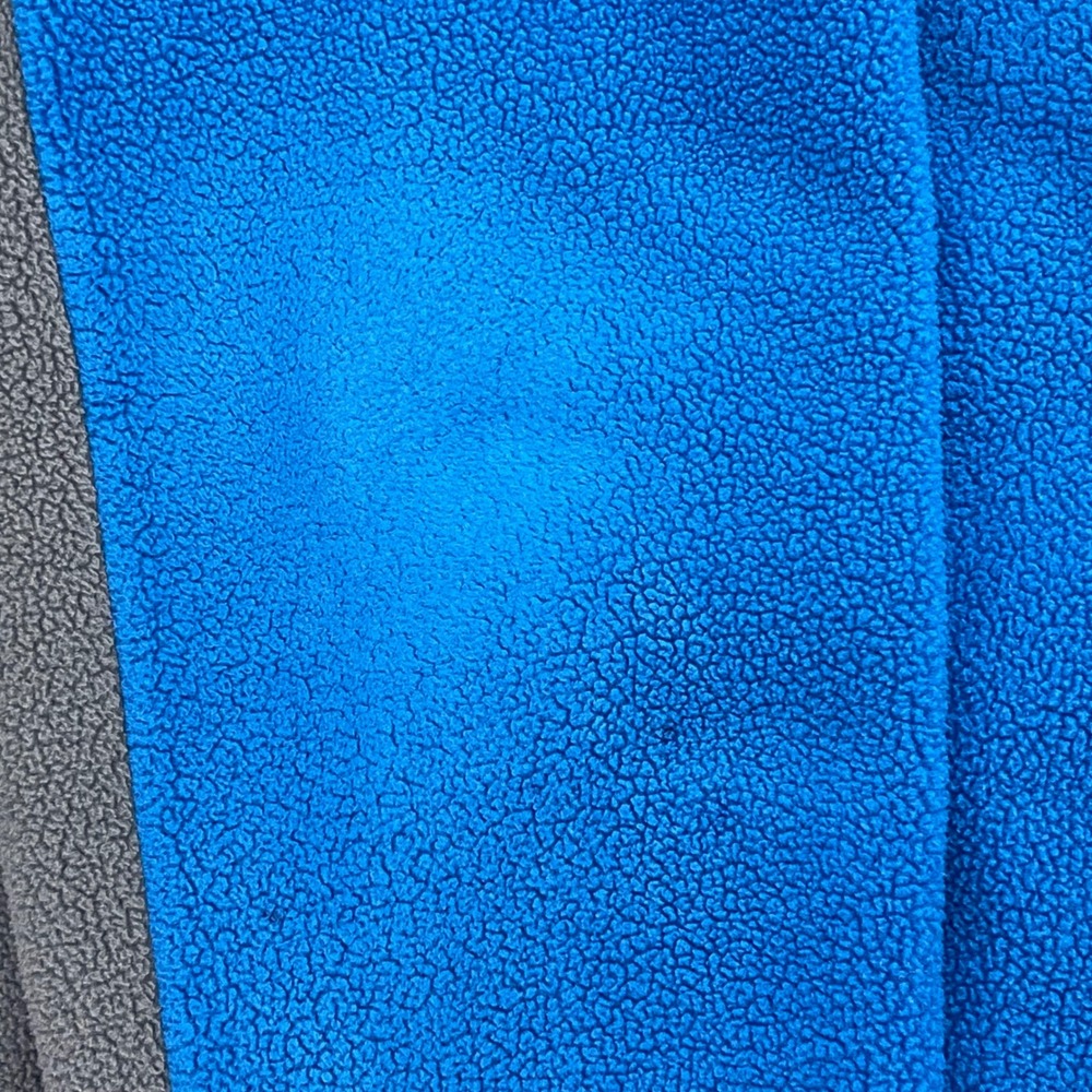 The North Face Blue Gray Fleece Full Zip Jacket Men Large Never Stop‎ Exploring - Picture 7 of 11
